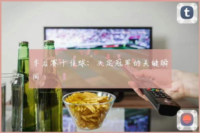 季后赛十佳球:决定冠军的关键瞬间